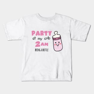 Party at My Crib Kids T-Shirt